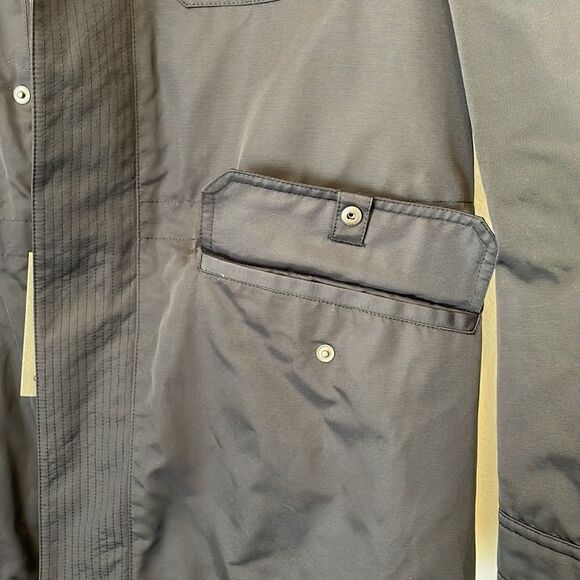 CANALI BLACK WATERPROOF TECHNICAL FABRIC FIELD JACKET - EXCLUSIVE SIZE  EU 50 - Picture 17 of 17